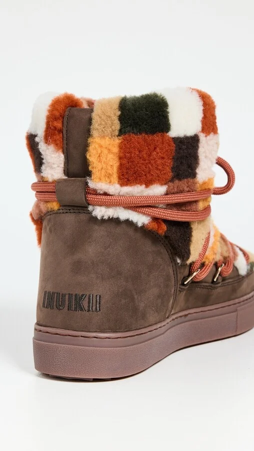 Inuikii Shearling Patchwork Boots - Image 3
