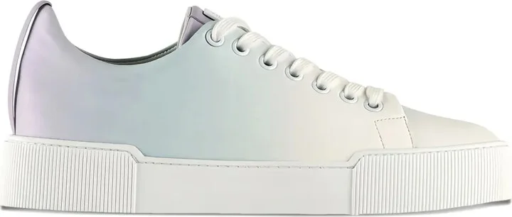 Iny ombre-detail lace-up sneakers