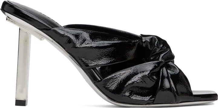 ioannes Black Rococo Sandals