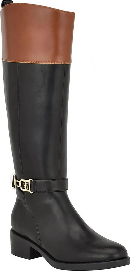 Ionni Womens Almond Toe Tall Knee-High Boots