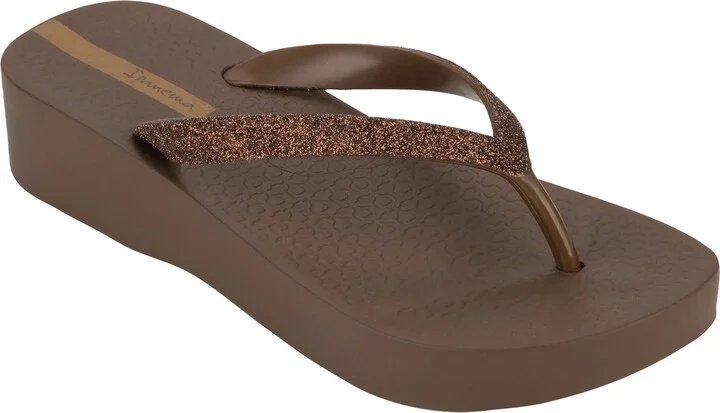 Ipa Glitter Wedge Flip Flop