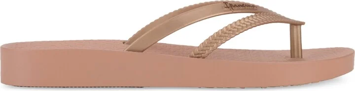 Ipanema Bossa Soft Fem Slip-On Flip-Flop Sandals - Black/gold - Image 6