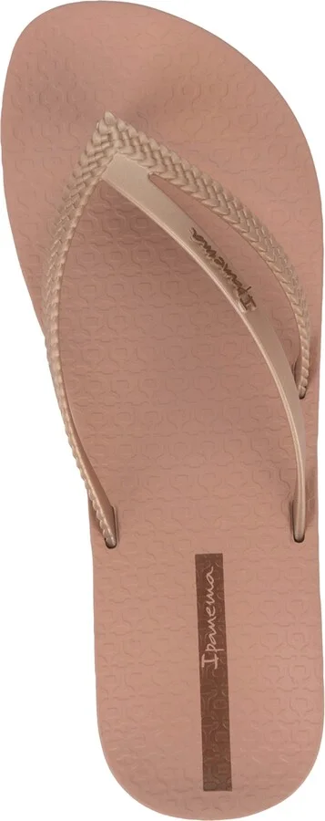 Ipanema Bossa Soft Fem Slip-On Flip-Flop Sandals - Black/gold - Image 8