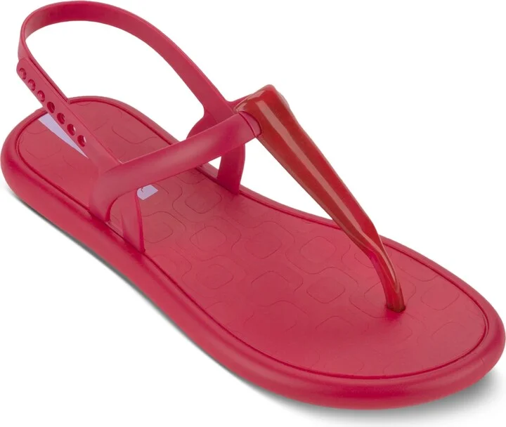 Ipanema Glossy Casual Flat Thong Sandals