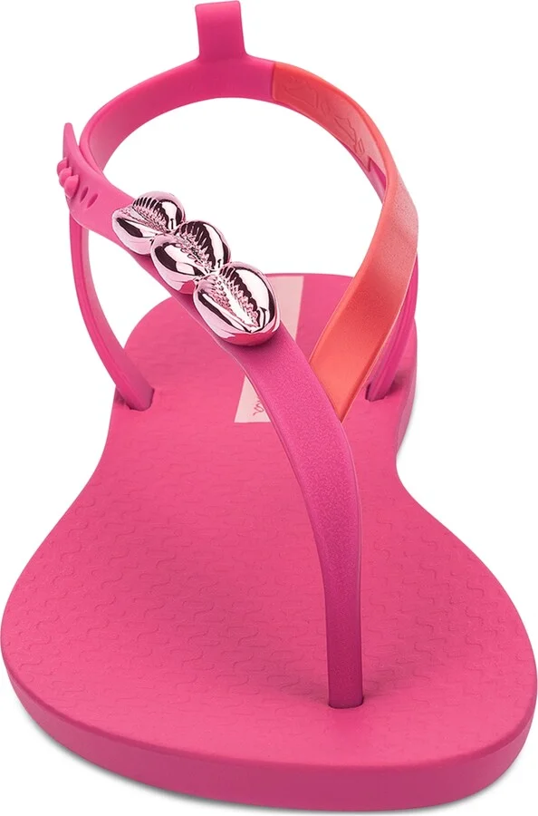 Ipanema Salty Ii Metallic Shell Detail Thong Sandals - Image 6
