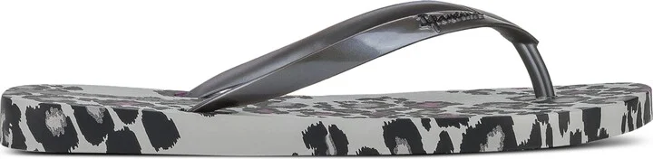 Ipanema Women's Animal Print Slip-On Thong Sandals - Grey/silve - Image 2