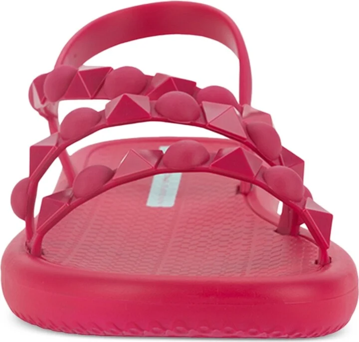 Ipanema x Shakira Women's Meu Sol Flatform Strappy Sandals - Dark Pink/green - Image 3