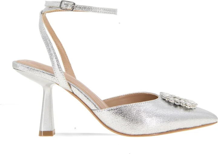 Ipany Ankle Strap Metallic Pump - Image 3