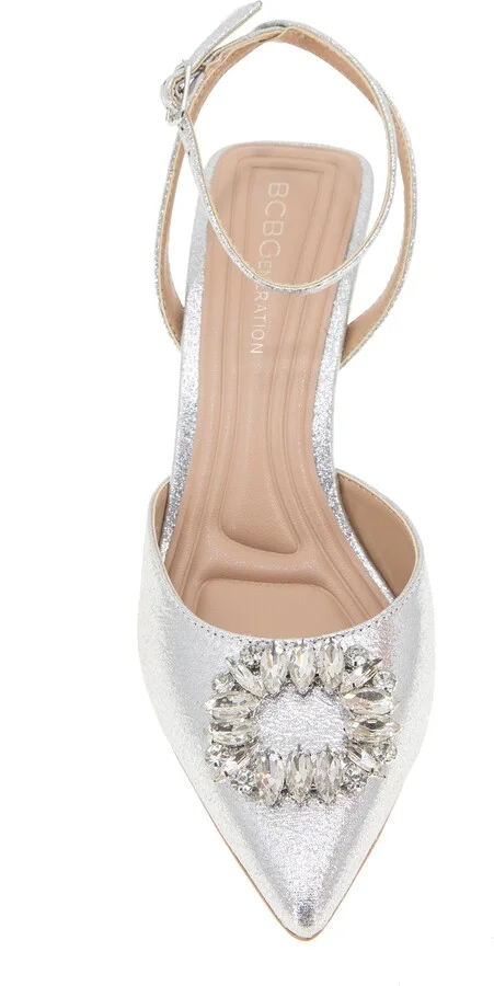 Ipany Ankle Strap Metallic Pump - Image 4