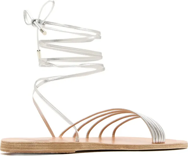 Ipoliti leather lace-up flat sandals - Image 2