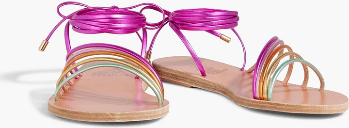 Ipoliti metallic leather sandals - Image 2