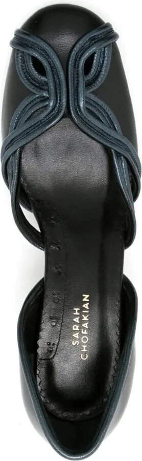 Irene 40mm contrast-stitching pumps - Image 4