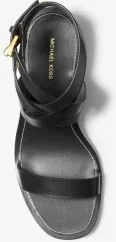Irene Leather Kitten Heel Sandal - Image 5