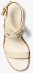 Irene Leather Kitten Heel Sandal - Image 8
