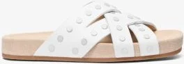 Irene Studded Leather Flat Sandal - Image 4