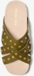 Irene Studded Leather Sandal - Image 4