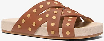 Irene Studded Leather Sandal