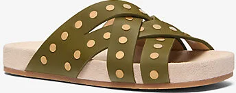 Irene Studded Leather Sandal