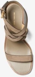 Irene Suede Kitten Heel Sandal - Image 4