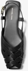 Irene Woven Leather Slingback Sandal - Image 3