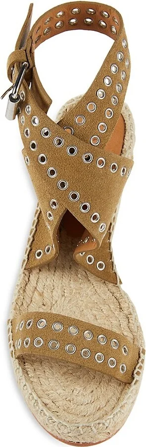 Iriane 76MM Suede Espadrille Wedge Sandals - Image 5