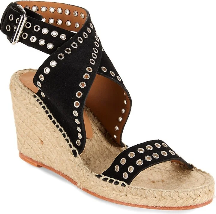 Iriane Suede Espadrille Wedge Sandals - Image 2
