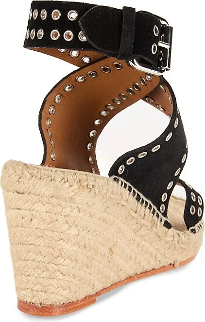 Iriane Suede Espadrille Wedge Sandals - Image 3