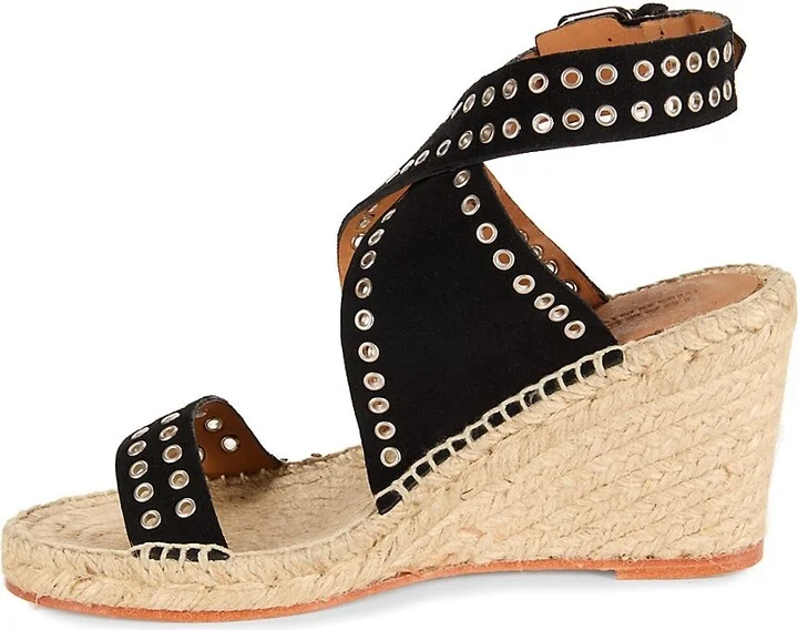 Iriane Suede Espadrille Wedge Sandals - Image 4