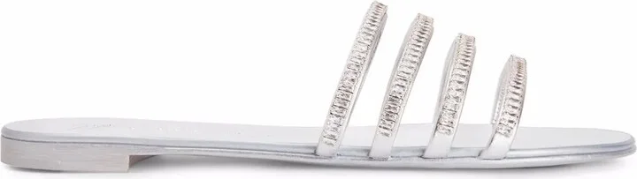 Iride crystal-embellished slides