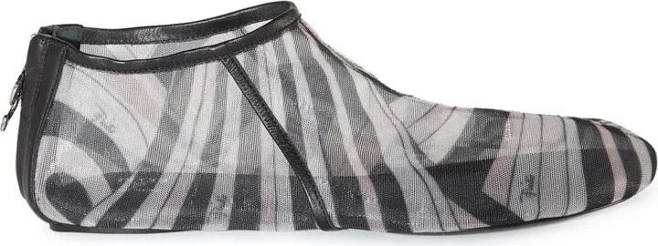 Iride-Print Ankle Boots