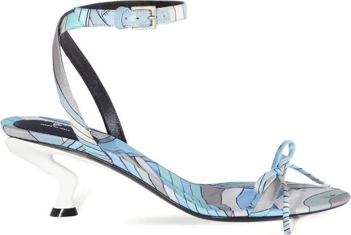 Iride-print sandals