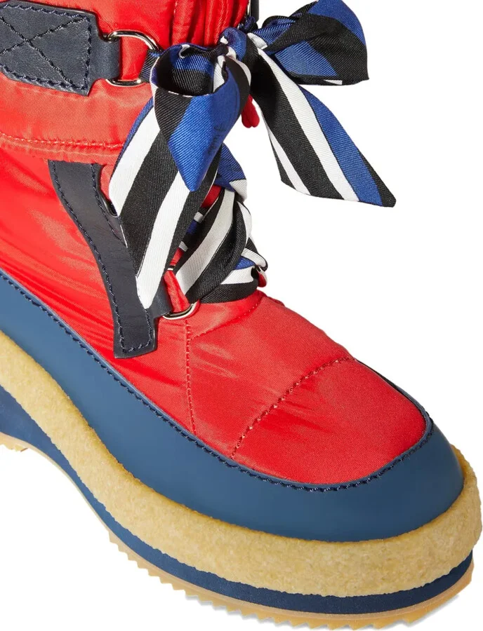 Iride ribbon-bow snow boots - Image 5