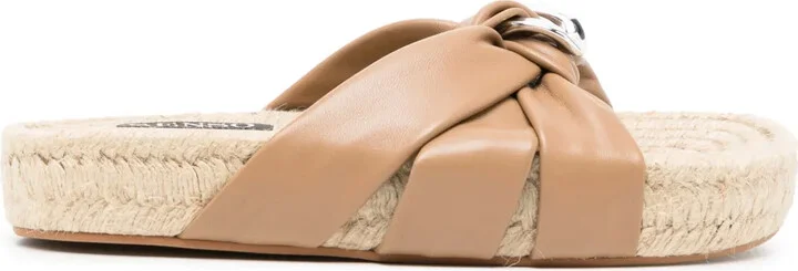 Irina buckle-detail flat espadrilles