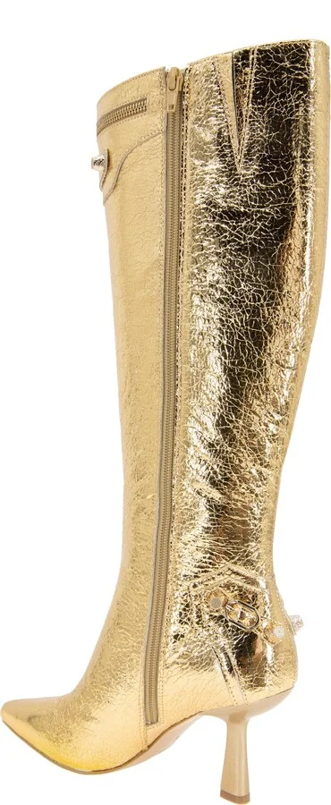 Irina Pointed Toe Knee High Boot
