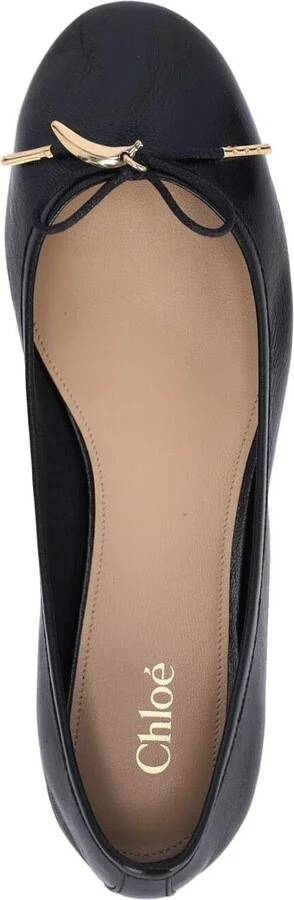'iris' Bow Ballet Flats - Image 3