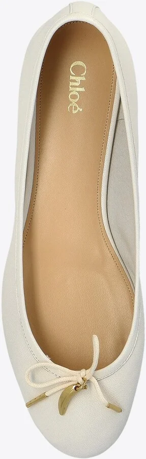Iris Bow-Embellished Ballet Flats - Image 3