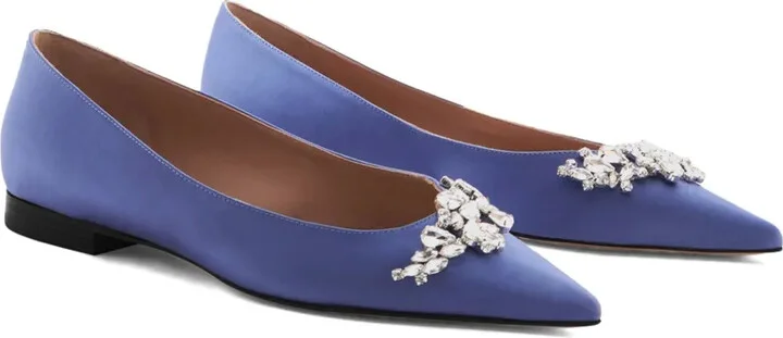 Iris crystal-embellished ballerina shoes - Image 2