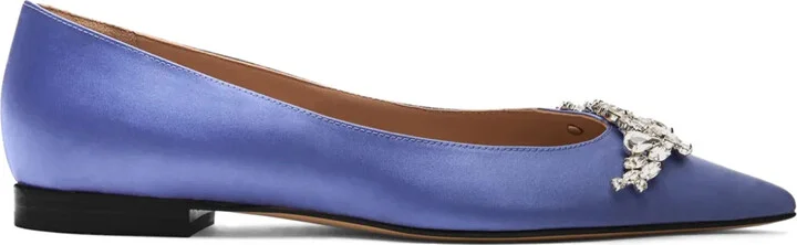 Iris crystal-embellished ballerina shoes