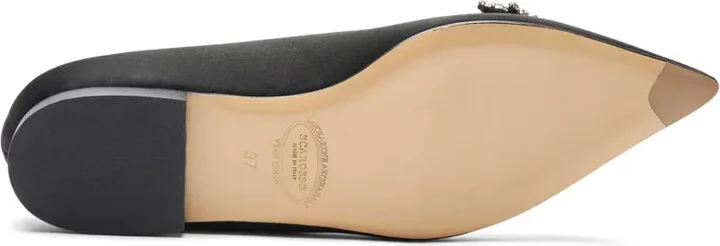 Iris crystal-embellished satin ballerinas - Image 4