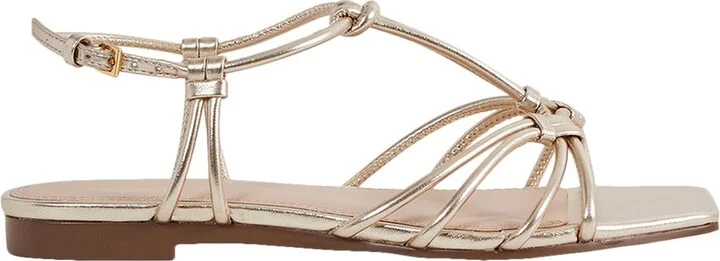 Iris Knot Flat Sandal