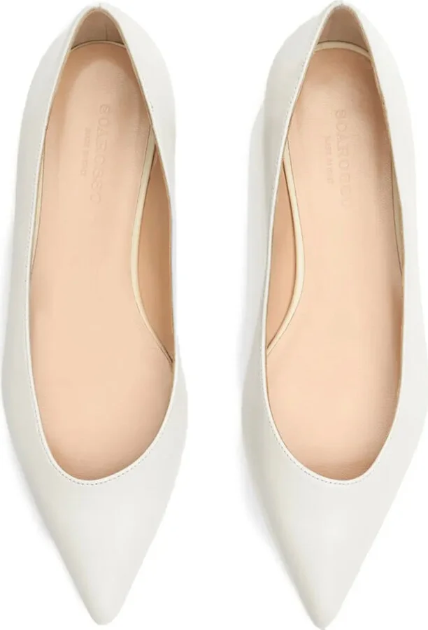 Iris pointed-toe leather ballerinas - Image 3