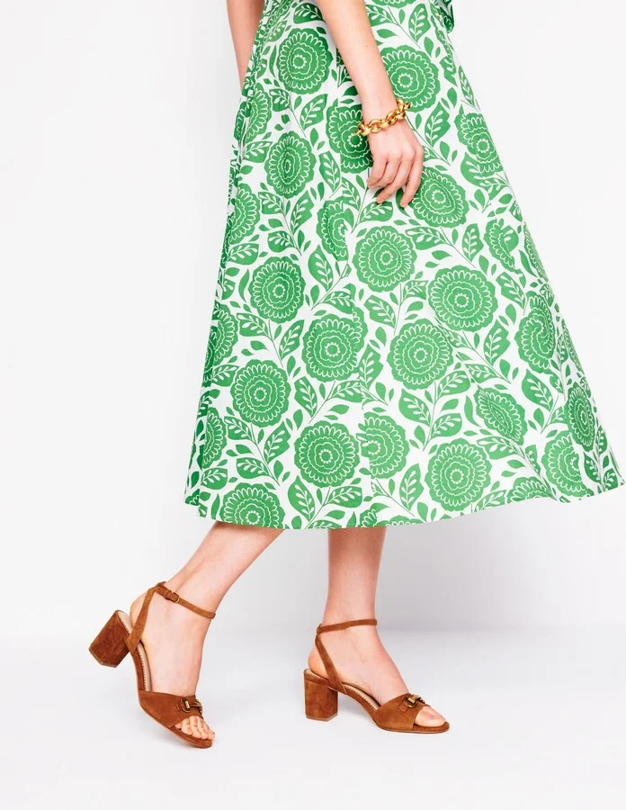 Iris Snaffle Block Heel Sandal, Natural - Image 4