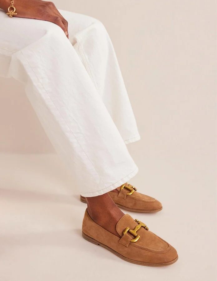 Iris Snaffle Loafers, Black - Image 3