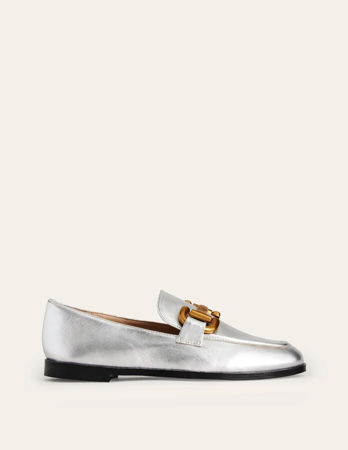 Iris Snaffle Loafers, Black - Image 5