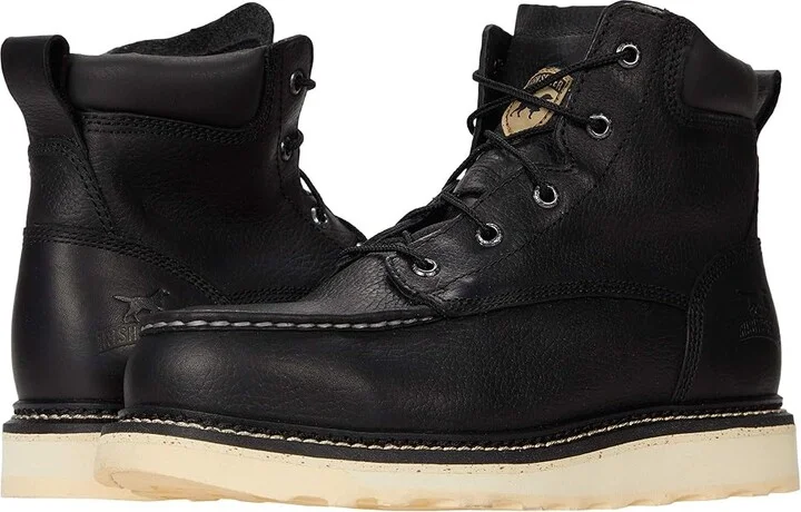 Irish Setter Ashby 6 Aluminum-Toe Leather Work Boot EH Men's Shoes Black : 7 D - Medium