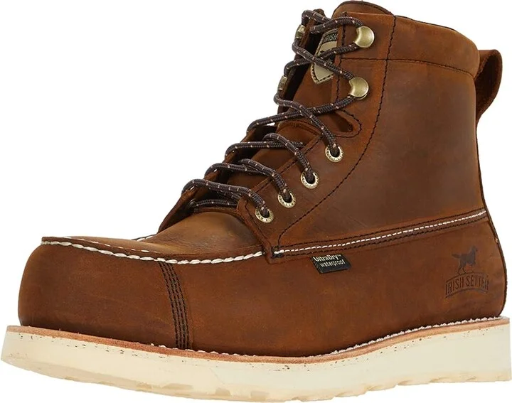 Irish Setter Wingshooter ST 6 Waterproof Composite-Toe EH Men's Shoes Brown : 6 D - Medium, Leather - Image 2