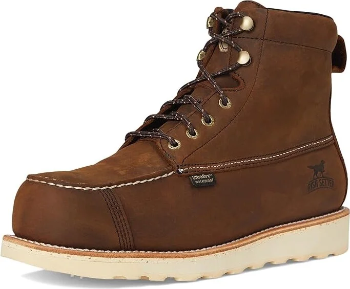 Irish Setter Wingshooter ST 6 Waterproof Composite-Toe EH Men's Shoes Brown : 6 D - Medium, Leather - Image 6