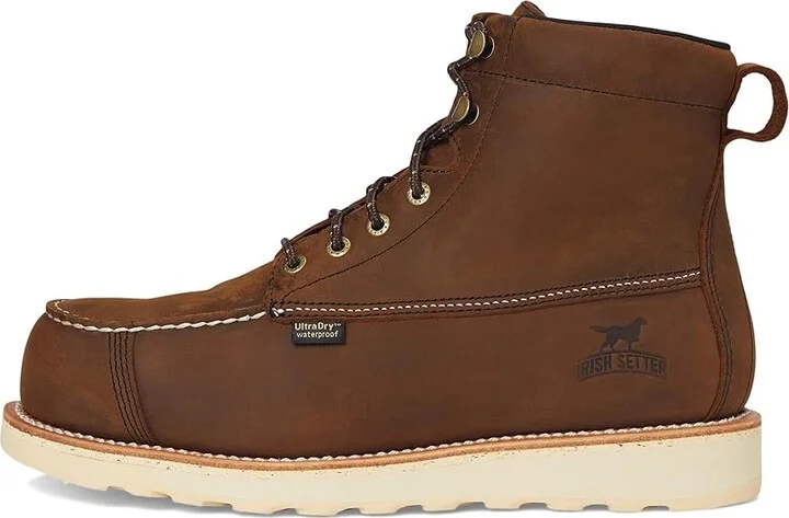Irish Setter Wingshooter ST 6 Waterproof Composite-Toe EH Men's Shoes Brown : 6 D - Medium, Leather - Image 7