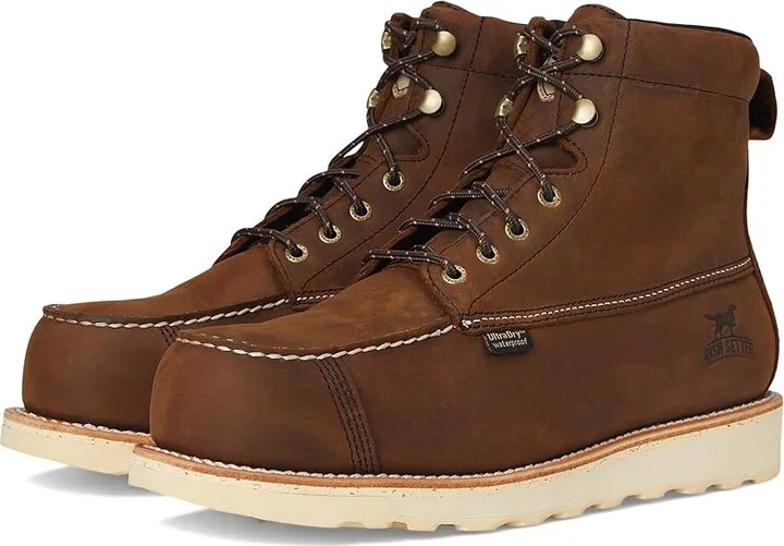 Irish Setter Wingshooter ST 6 Waterproof Composite-Toe EH Men's Shoes Brown : 6 D - Medium, Leather