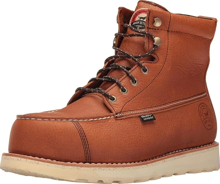 Irish Setter Wingshooter ST 6 Waterproof Composite-Toe EH Men's Work Boots Brown : 8 D - Medium, Leather - Image 2